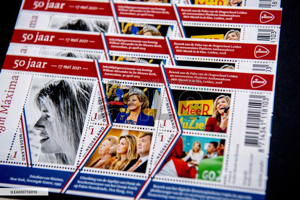 Queen Maxima Features On Five Stamps - Netherlands