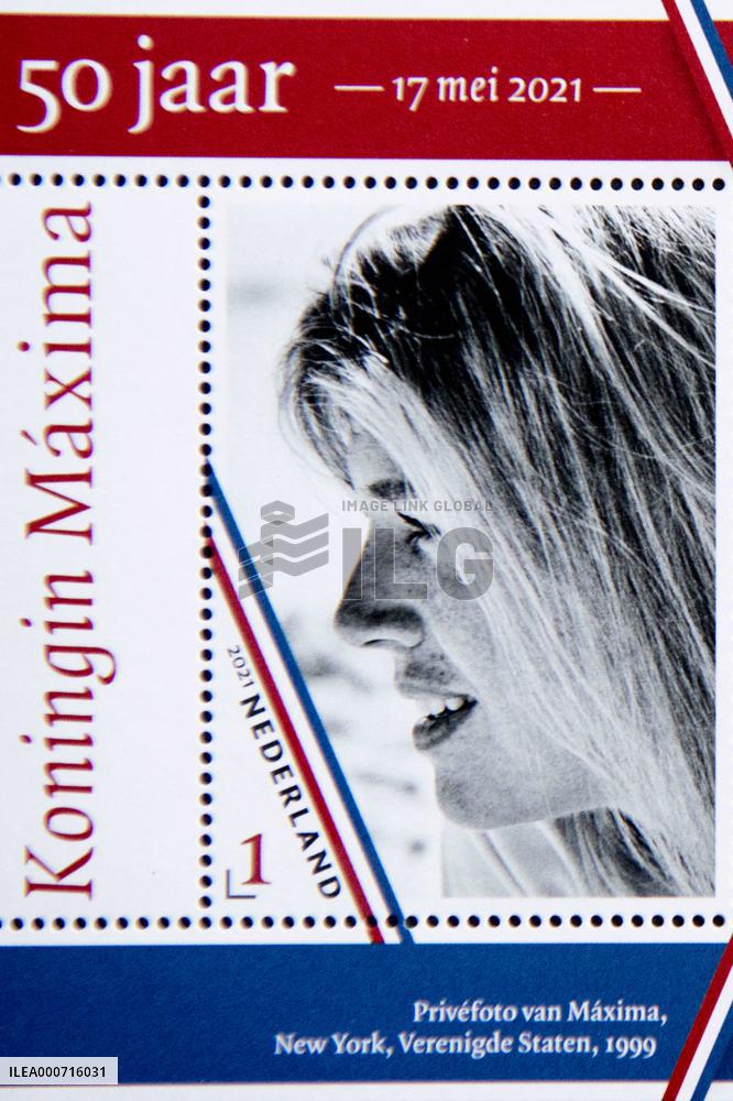 Queen Maxima Features On Five Stamps - Netherlands