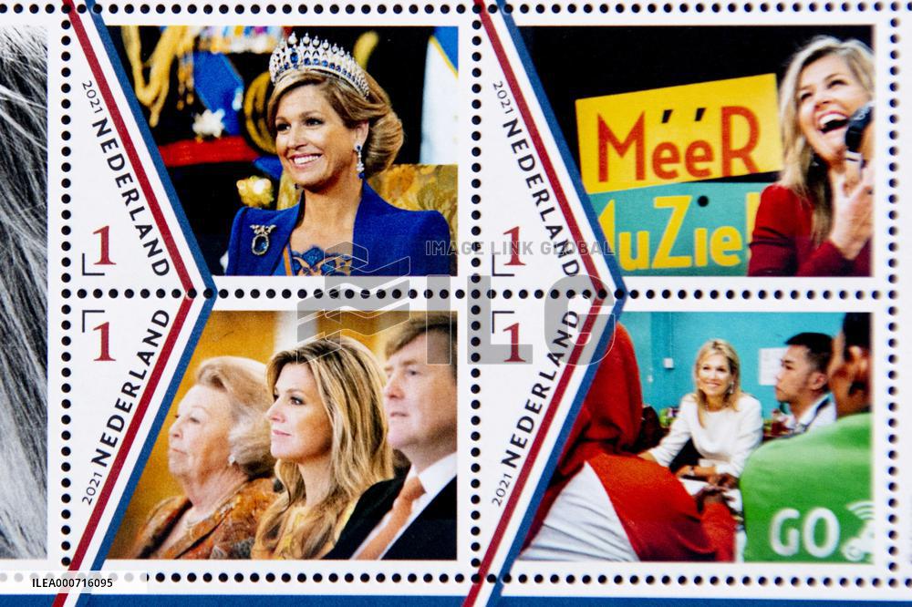 Queen Maxima Features On Five Stamps - Netherlands