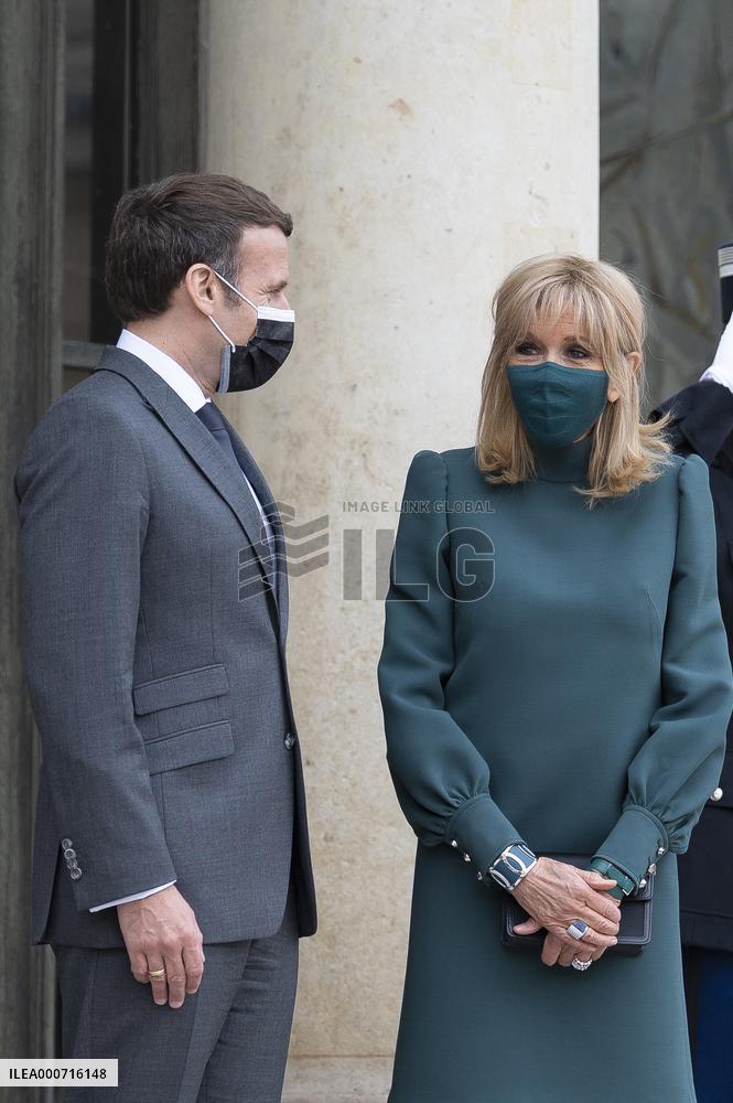 President Macron Welcomes Argentina's President Fernandez - Paris