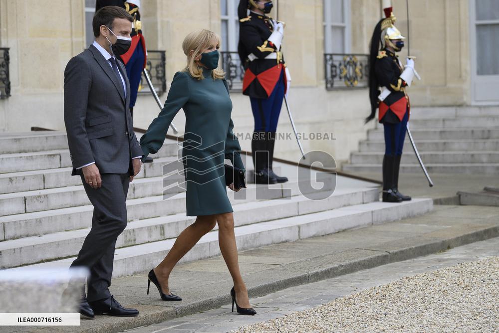 President Macron Welcomes Argentina's President Fernandez - Paris