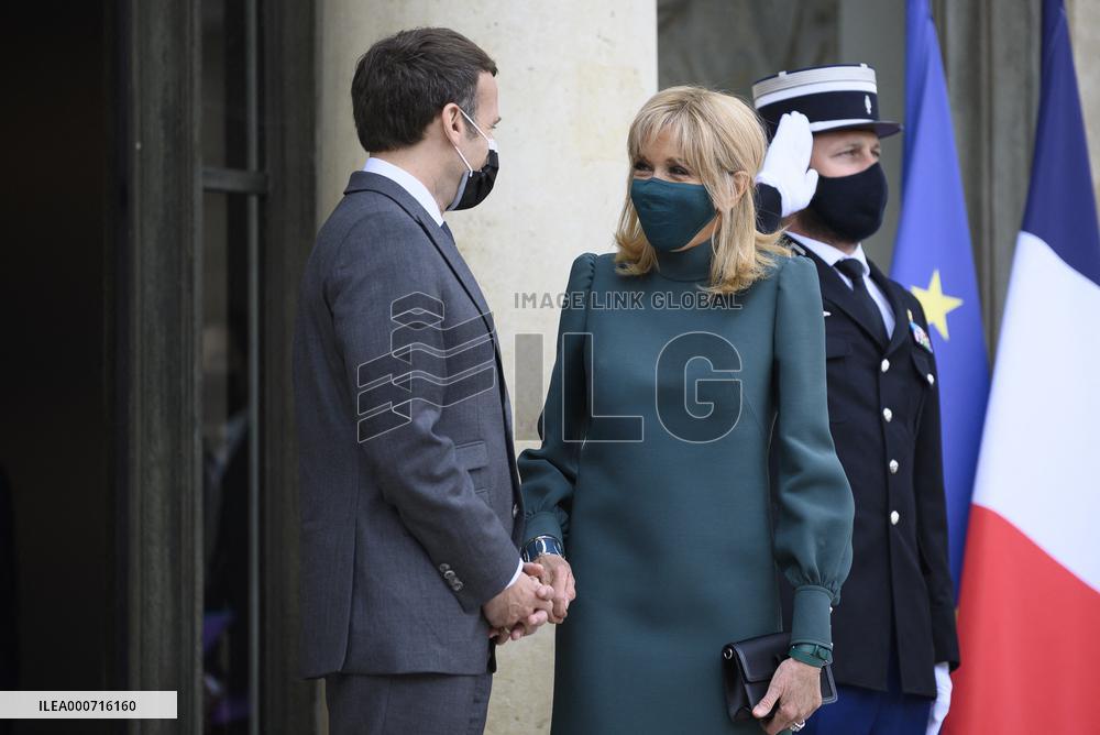 President Macron Welcomes Argentina's President Fernandez - Paris