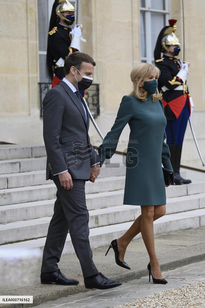 President Macron Welcomes Argentina's President Fernandez - Paris