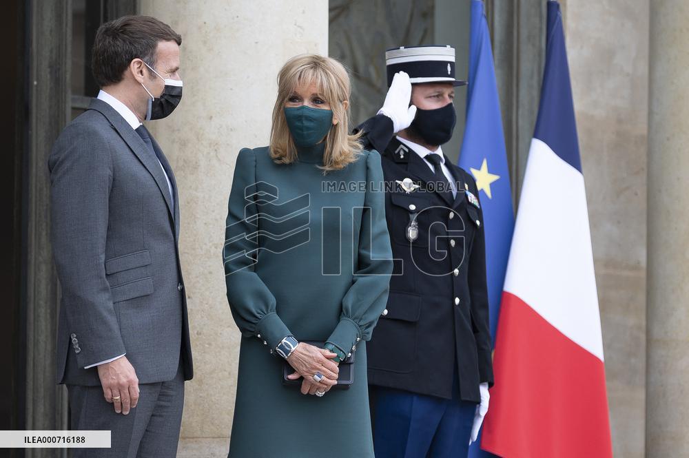 President Macron Welcomes Argentina's President Fernandez - Paris