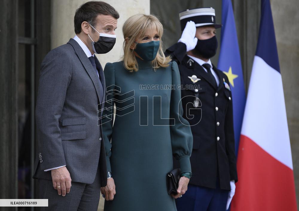 President Macron Welcomes Argentina's President Fernandez - Paris