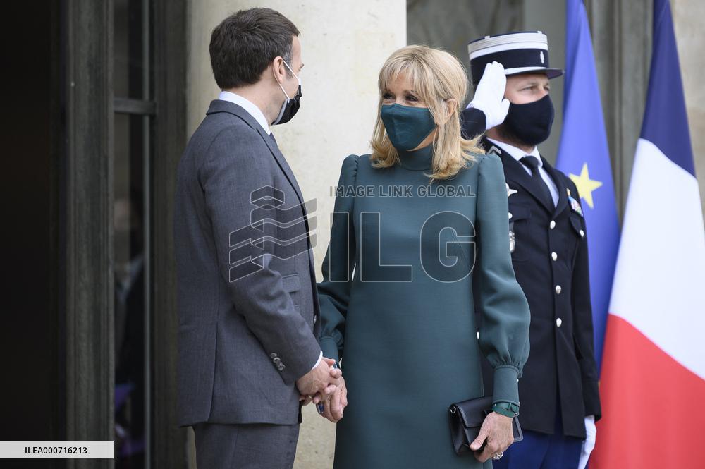 President Macron Welcomes Argentina's President Fernandez - Paris
