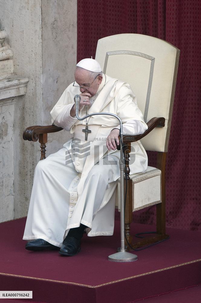 Pope Francis During The Weekly General Audience - Vatican