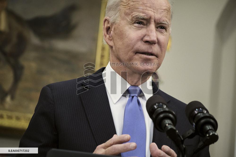 Biden Speaks On Colonial Pipeline - Washington