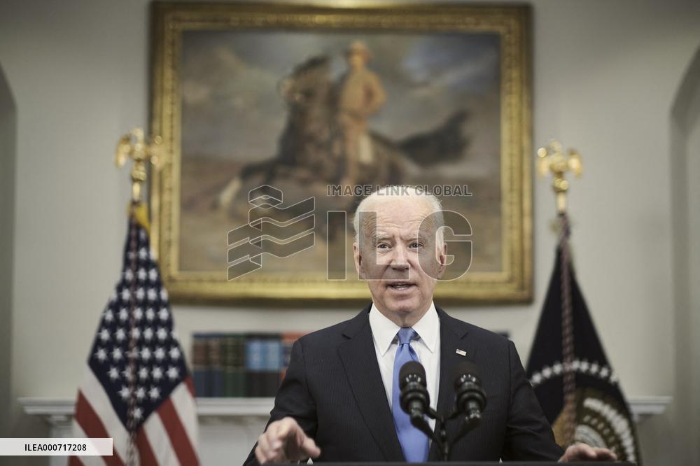 Biden Speaks On Colonial Pipeline - Washington