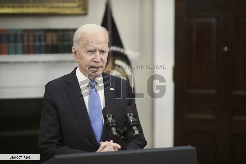 Biden Speaks On Colonial Pipeline - Washington