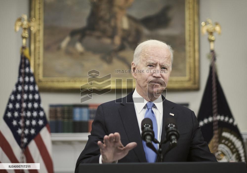 Biden Speaks On Colonial Pipeline - Washington