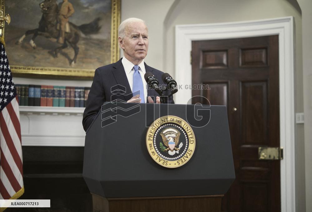 Biden Speaks On Colonial Pipeline - Washington