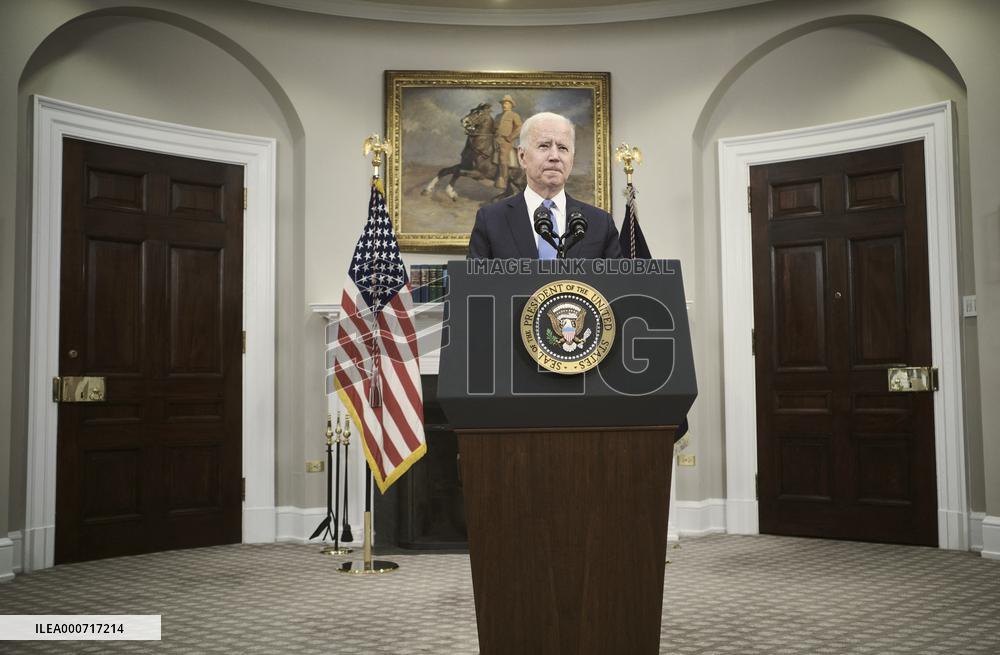 Biden Speaks On Colonial Pipeline - Washington