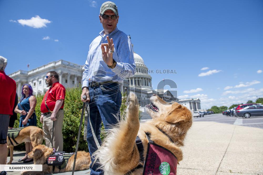 Puppies Assisting Wounded Service Members Press Conf - Washington