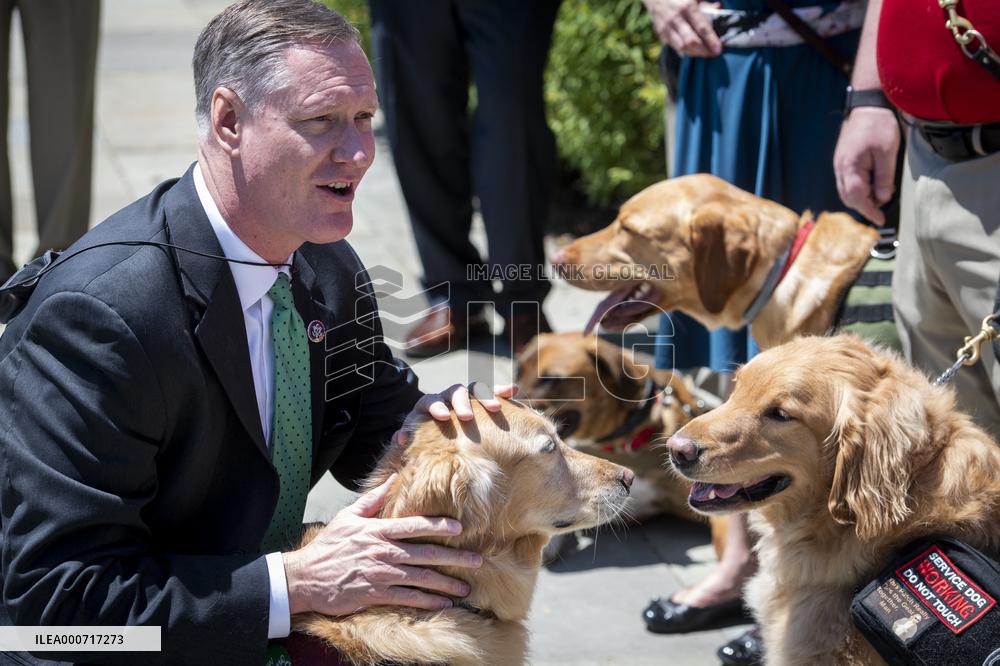 Puppies Assisting Wounded Service Members Press Conf - Washington