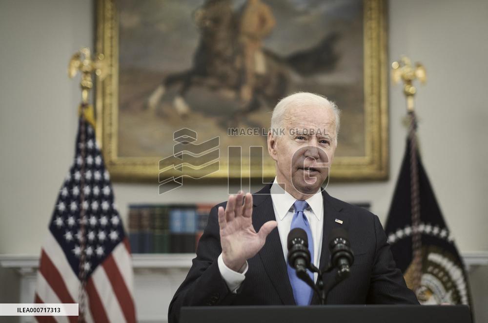 Biden Speaks On Colonial Pipeline - Washington