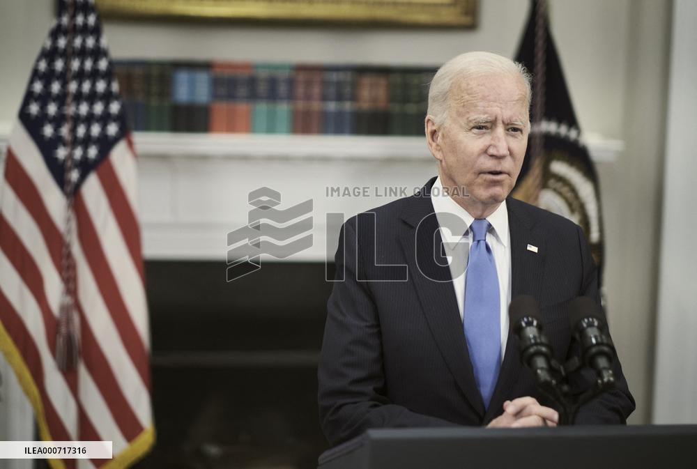 Biden Speaks On Colonial Pipeline - Washington