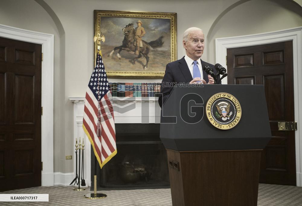 Biden Speaks On Colonial Pipeline - Washington