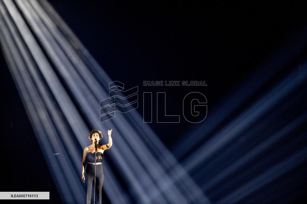 Barbara Pravi's Rehearsal For Eurovision Song Contest - Rotterdam