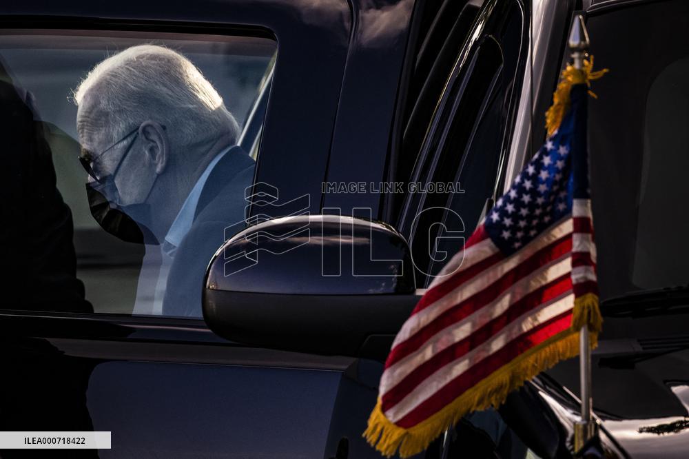 Pres. Biden Departs White House