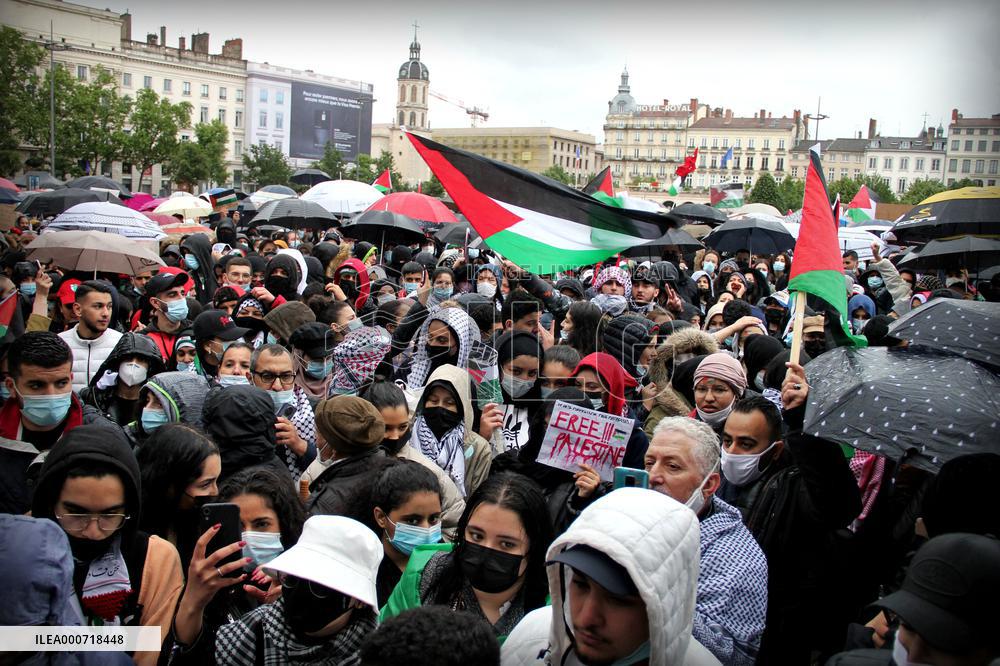 Pro-Palestine Rally - Lyon