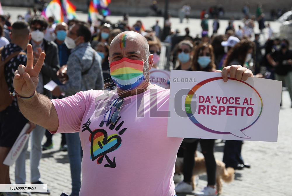 Demonstration To Ask For The Approval Of The Zan bill - Rome