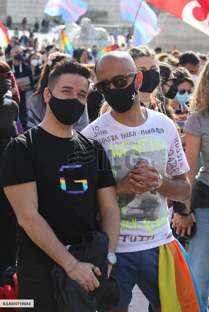 Demonstration To Ask For The Approval Of The Zan bill - Rome