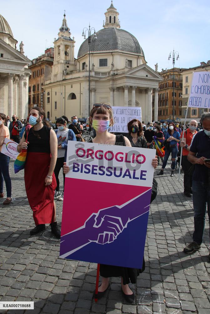 Demonstration To Ask For The Approval Of The Zan bill - Rome