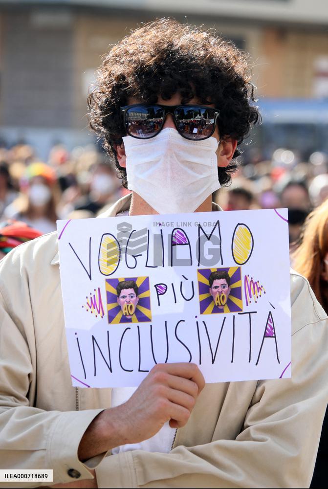 Demonstration To Ask For The Approval Of The Zan bill - Rome