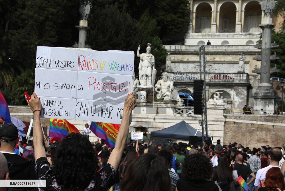 Demonstration To Ask For The Approval Of The Zan bill - Rome