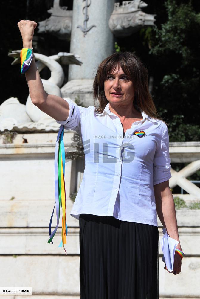 Demonstration To Ask For The Approval Of The Zan bill - Rome