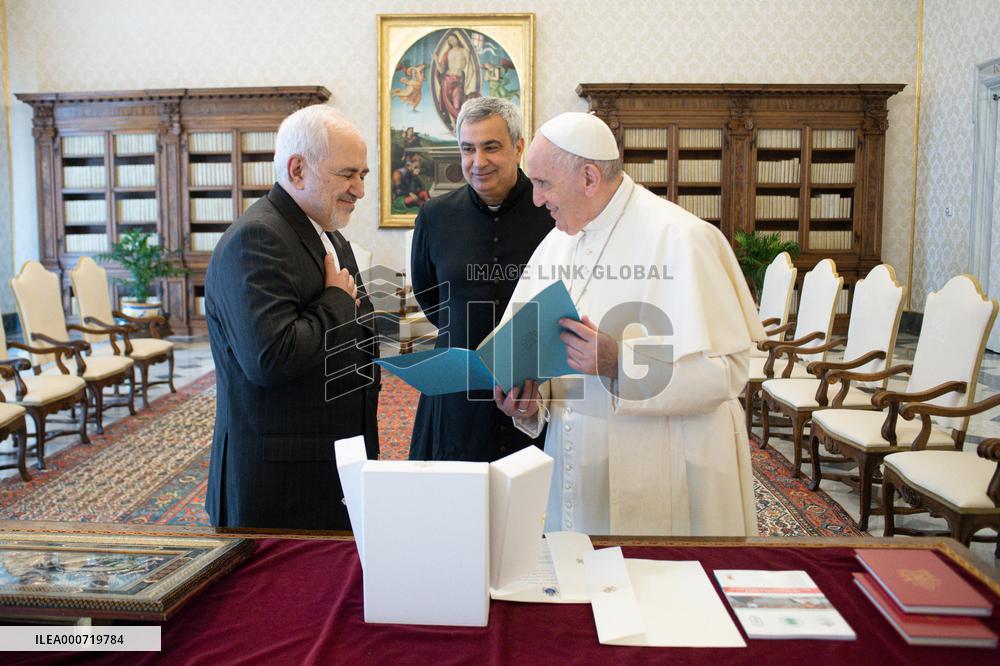 Pope Francis Meets Mohammad Javad Zarif - Vatican
