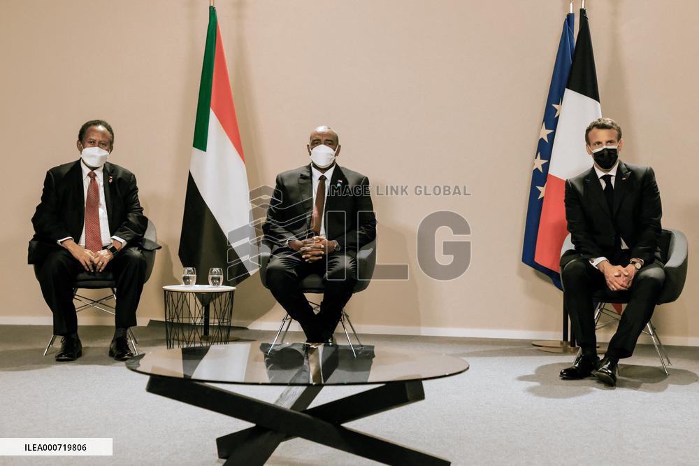 President Macron At International Conference On Sudan - Paris
