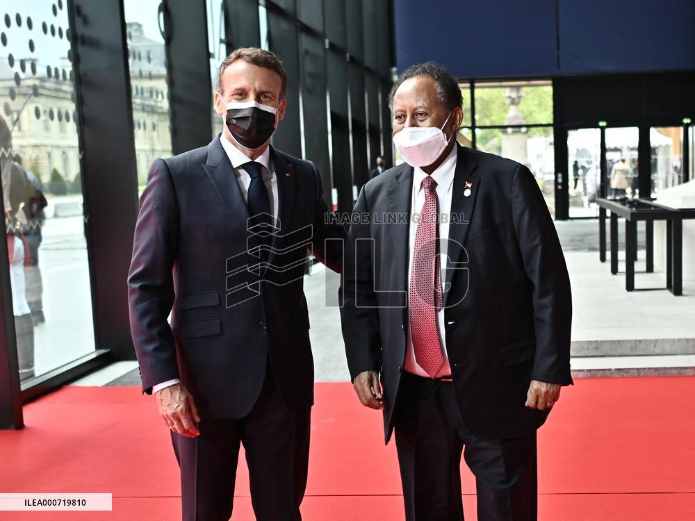 President Macron At International Conference On Sudan - Paris