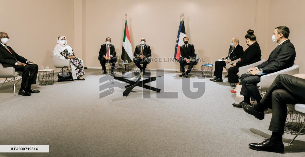 President Macron At International Conference On Sudan - Paris