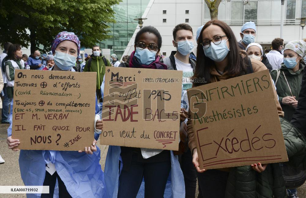 Nurses Protest - Paris
