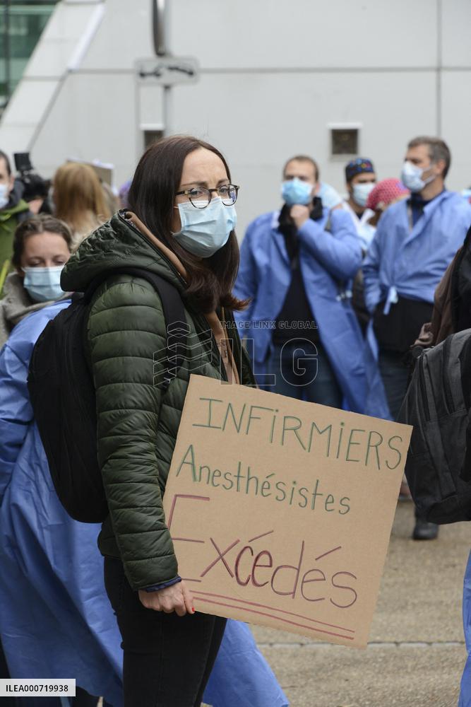 Nurses Protest - Paris