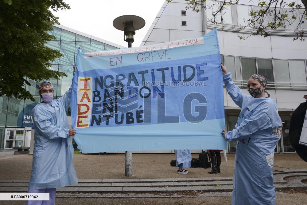 Nurses Protest - Paris