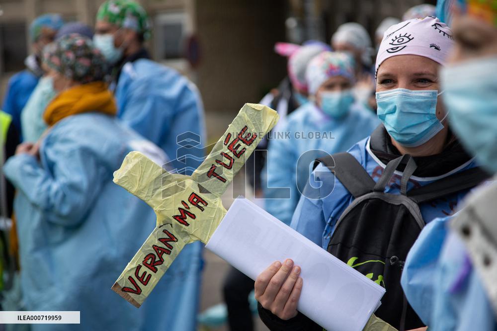 Nurses Protest - Rennes