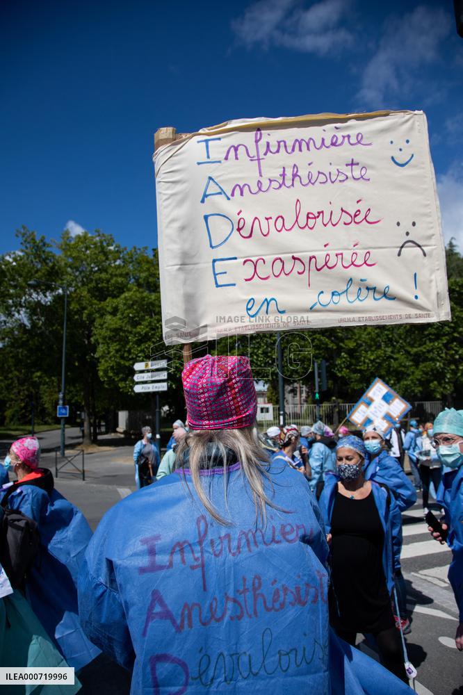 Nurses Protest - Rennes
