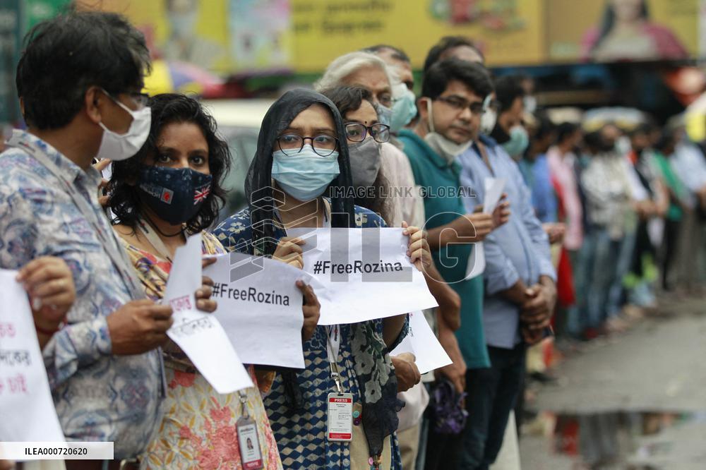 Journalists Stage Protest - Dhaka