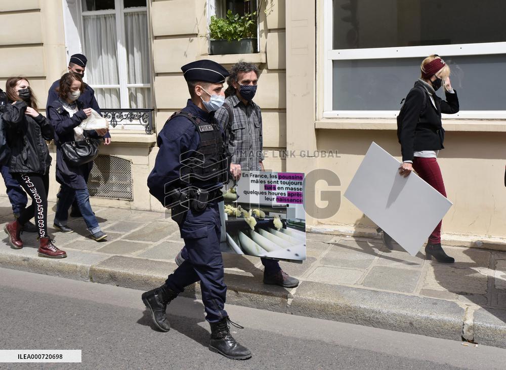 Vegan Impact Association Protest - Paris