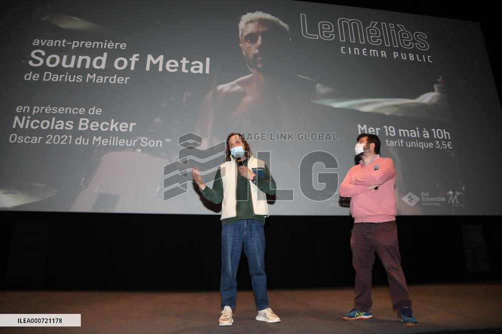 Exclusive - Oscar Winner Nicolas Becker At Cinema Reopening - France