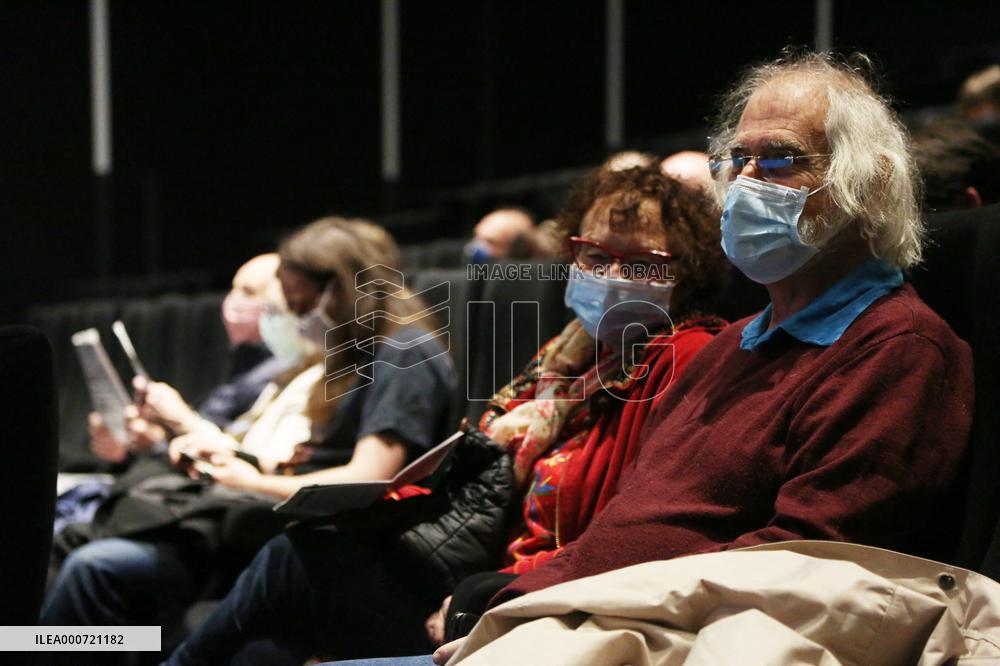 Exclusive - Oscar Winner Nicolas Becker At Cinema Reopening - France