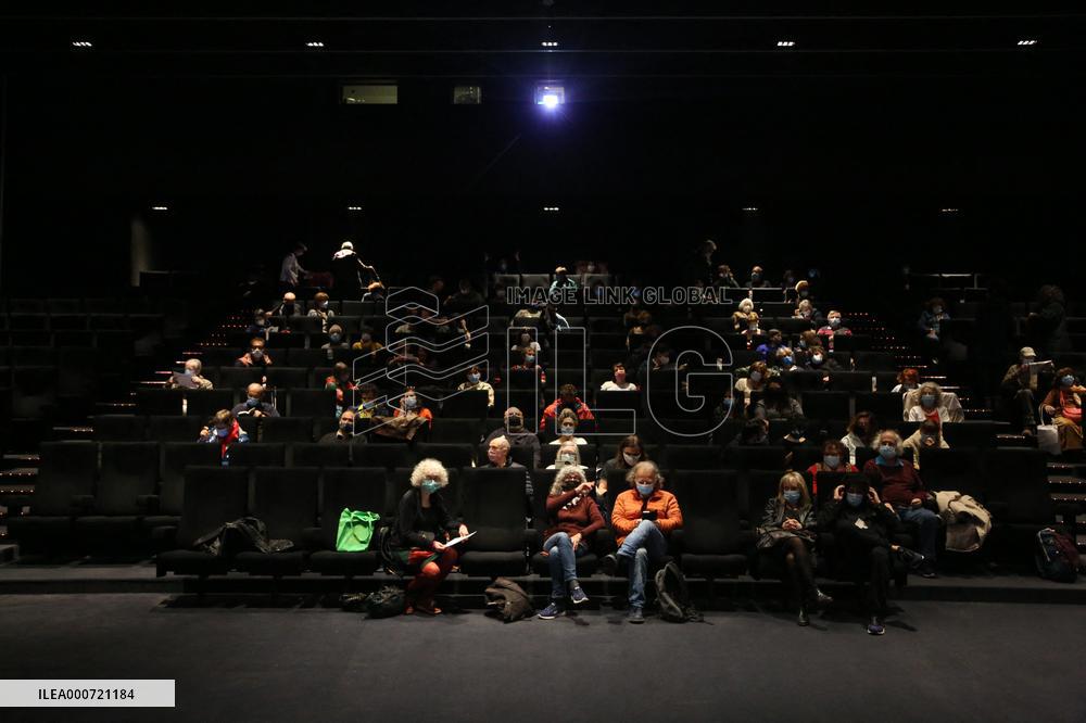 Exclusive - Oscar Winner Nicolas Becker At Cinema Reopening - France