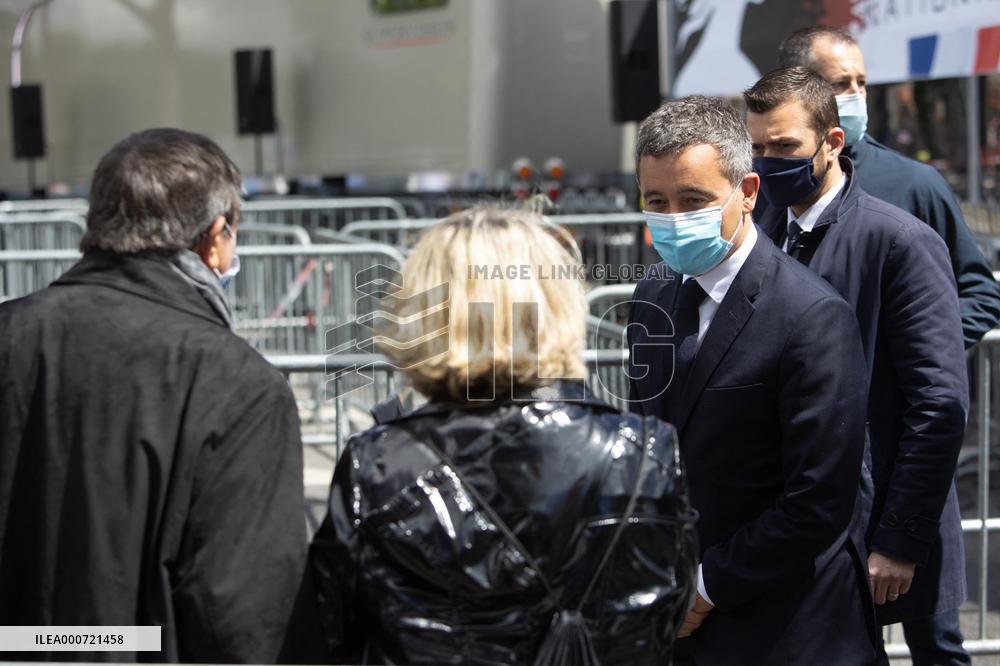 Politicians During Police Rally - Paris