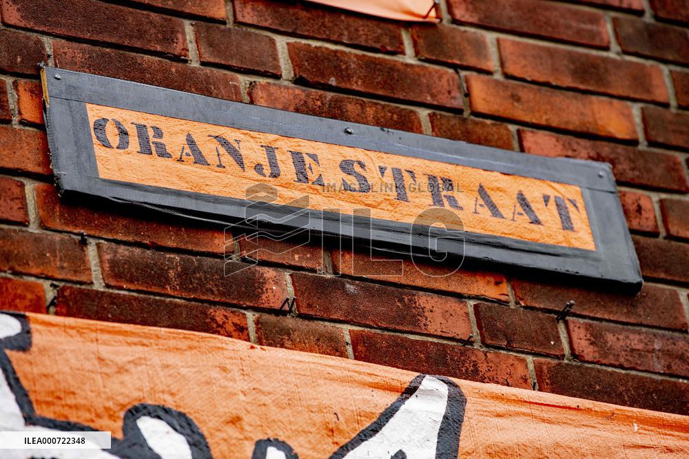 Orange Streets For The European Football 2021 - The Hague