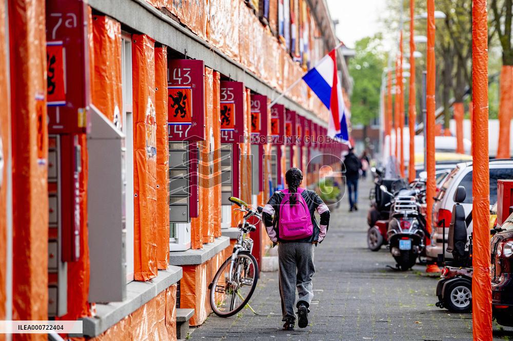 Orange Streets For The European Football 2021 - The Hague