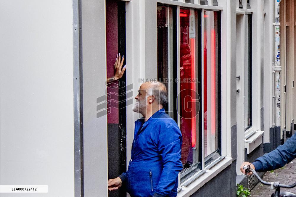 Red Light District Reopening - Amsterdam