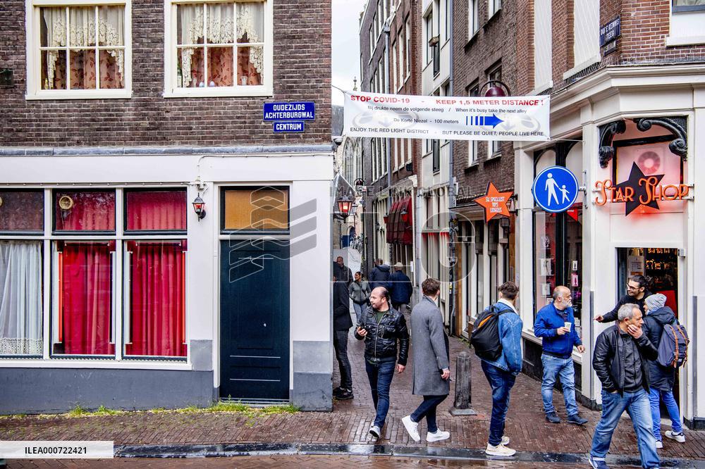 Red Light District Reopening - Amsterdam